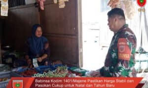 Babinsa Kodim 1401/Majene Pastikan Harga Stabil dan Pasokan Cukup untuk Natal dan Tahun Baru Babinsa Kodim 1401/Majene Pastikan Harga Stabil dan Pasokan Cukup untuk Natal dan Tahun Baru