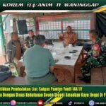 Bantu Tertibkan Pembalakan Liar Satgas Pamtas Yonif 144/JY Kerjasama Dengan Dinas Kehutanan Boven Digoel Amankan Kayu Ilegal Di Perbatasan