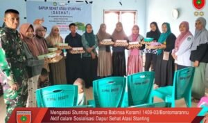 Mengatasi Stunting Bersama Babinsa Koramil 1409-03/Bontomarannu Aktif dalam Sosialisasi Dapur Sehat Atasi Stanting Mengatasi Stunting Bersama Babinsa Koramil 1409-03/Bontomarannu Aktif dalam Sosialisasi Dapur Sehat Atasi Stanting