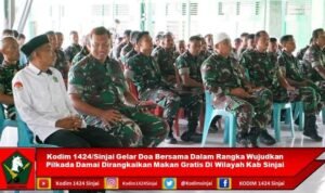 Kodim 1424/Sinjai Gelar Doa Bersama Dalam Rangka Wujudkan Pilkada Damai Dirangkaikan Makan Gratis Di Wilayah Kab Sinjai Kodim 1424/Sinjai Gelar Doa Bersama Dalam Rangka Wujudkan Pilkada Damai Dirangkaikan Makan Gratis Di Wilayah Kab Sinjai