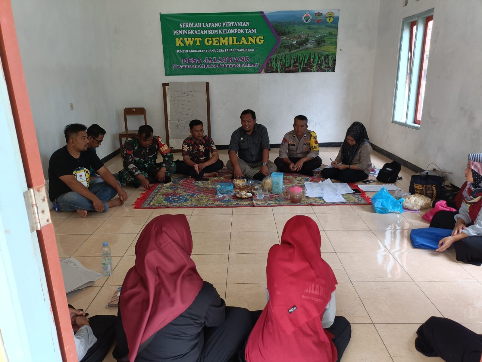 Cooling System Polsek Cipaku Koorkom Bahaya TPPO dan Jaga HanPangan ke KWT Gemilang