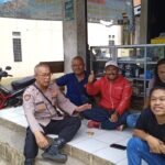 Jaga Persatuan dan Kesatuan Pasca Pencoblosan Polsek Rancah Cooling System ke Warga Tarikolot