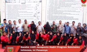 Dandim 1425 Jeneponto Hadiri Program Sekolahku Istimewa ini Pesannya