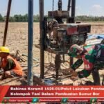 Babinsa Koramil 1426-01/Polut Lakukan Pendampingan Kelompok Tani Dalam Pembuatan Sumur Bor