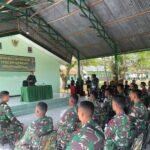 Danrindam XVIII/Ksr Resmi Buka UST Tingkat Kompi Yonzipur 20/PPA Kodam XVIII/Ksr TA 2024