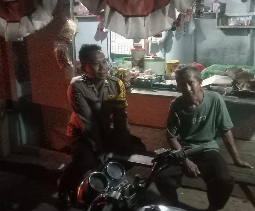 Cipkon Di Jam Rawan Personel Polsek Sukadana Polres Ciamis Patroli Kamtibmas Hingga Subuh
