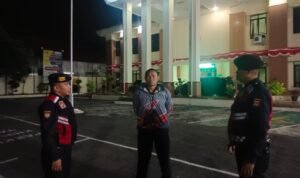 Cipta Kondisi Polres Ciamis Patroli Kamtibmas di Kantor Pengadilan Negeri Ciamis