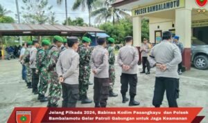 Jelang Pilkada 2024 Babinsa Kodim Pasangkayu dan Polsek Bambalamotu Gelar Patroli Gabungan untuk Jaga Keamanan Jelang Pilkada 2024 Babinsa Kodim Pasangkayu dan Polsek Bambalamotu Gelar Patroli Gabungan untuk Jaga Keamanan