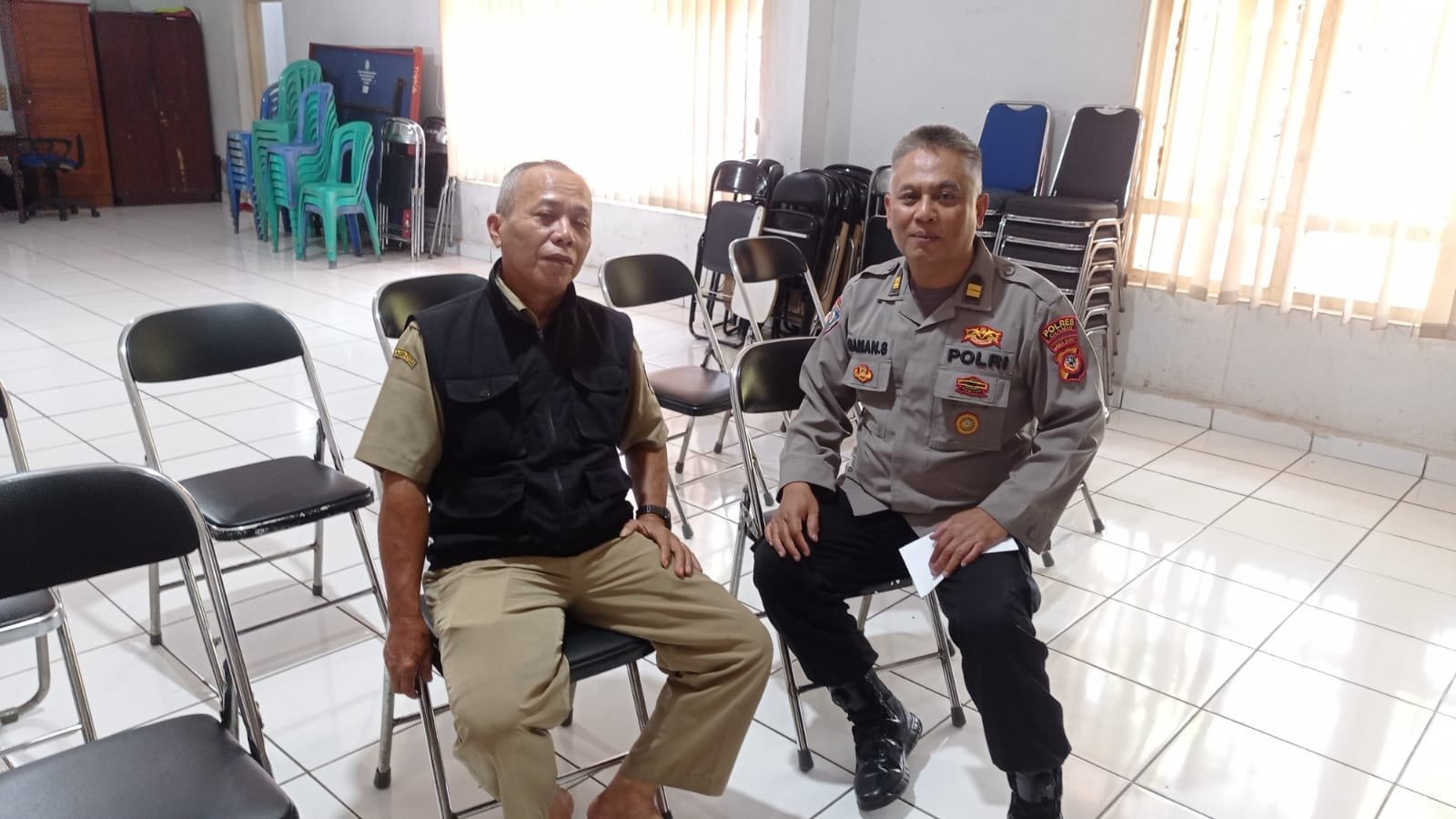 Cooling System Anggota Polsek Ciamis Koorkom Kamtibmas ke Saguling Jelang Pilkada Serentak