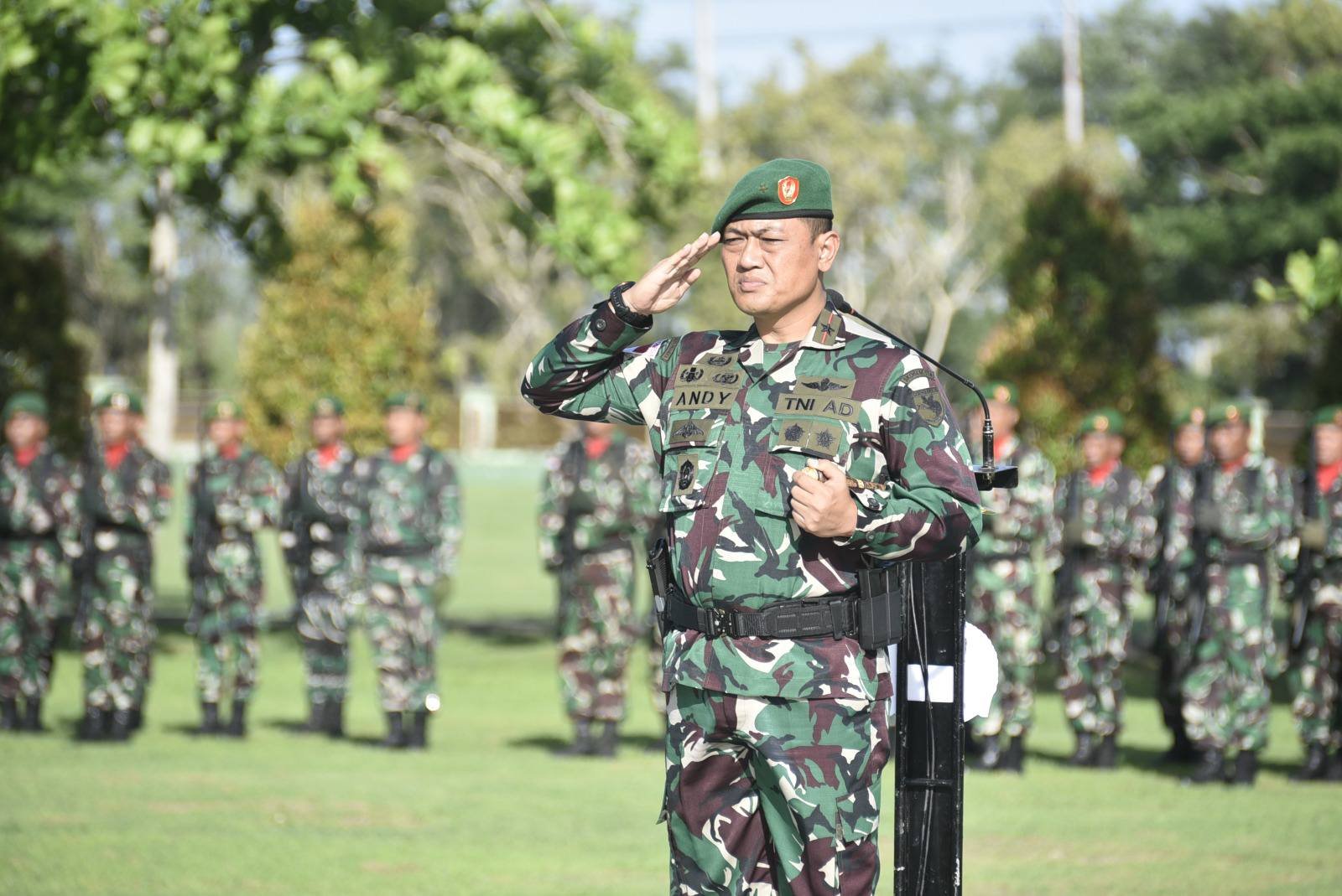 DANREM 174/ATW PIMPIN UPACARA BENDERA 17-AN BULAN NOVEMBER 2024