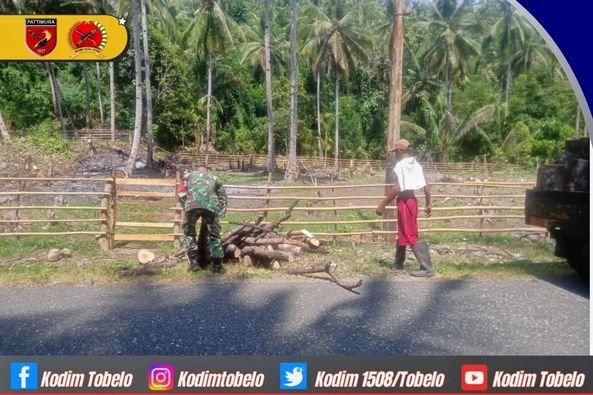 BABISA SERDA SUPARMAN THALIB MEMBANTU WARGA DESA BOBISINGO