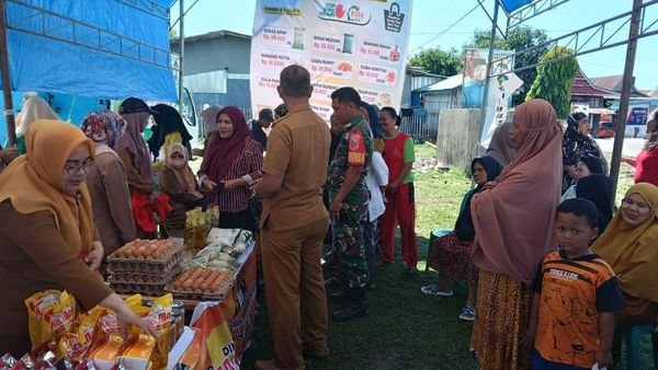Koramil 1425-04/Kelara Hadiri Gerakan Pangan Murah Stabilkan Harga Dan Pasokan di Kelurahan Tolo Selatan