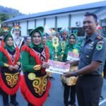 Penuh Warna Dan Keceriaan Kodim 1801/Manokwari Dan Persit KCK Cabang XII Gelar Lomba Senam Kreatif