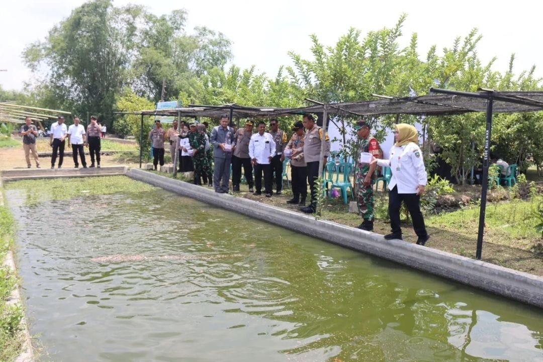 Kasdim 0721/Blora Hadiri Launching Gugus Tugas Polri untuk Ketahanan Pangan di Desa Nglanjuk