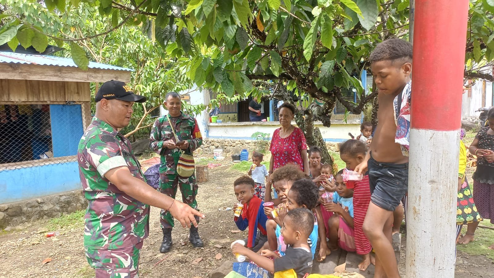 Melalui Metode Komsos Babins Kormail 1801-01/Manokwari Rangkul Warga binaannya