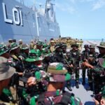 Prajurit Yonif 3 Marinir Laksanakan menembak Marksman Ship dan Sniper di Perairan Pulau Batrush Australia