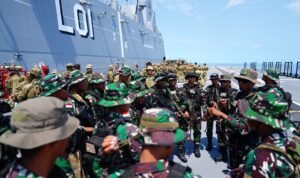 Prajurit Yonif 3 Marinir Laksanakan menembak Marksman Ship dan Sniper di Perairan Pulau Batrush Australia