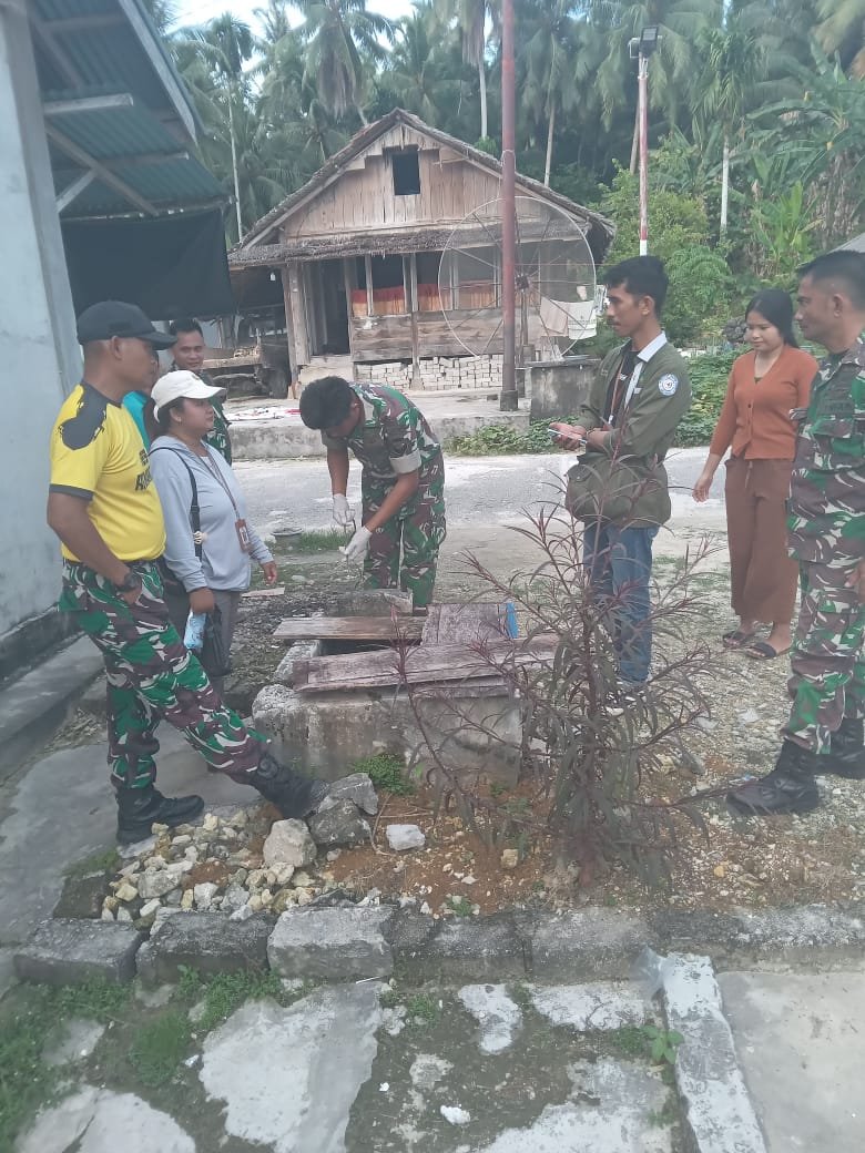 Satgas Terpadu Tanggap Darurat Laksanakan PSN di Desa Sisarahili, Nias Selatan

