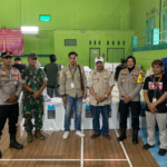 Polsek Kawali Polres Ciamis Amankan Gudang Logistik di PPK Jatinagara Jelang Pencoblosan