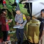 Polsek Ciamis Polres Ciamis Datangi TKP Kebakaran Rumah di Desa Sukajadi