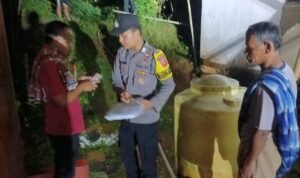 Polsek Ciamis Polres Ciamis Datangi TKP Kebakaran Rumah di Desa Sukajadi