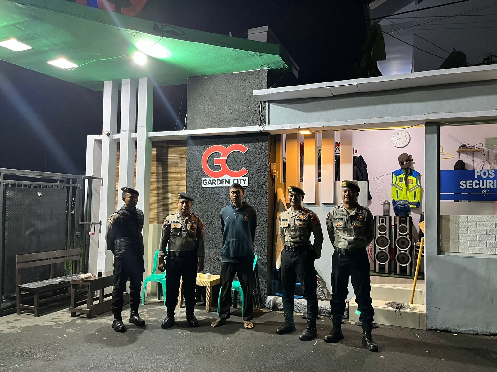 Jaga Harkamtibmas Sat Samapta Polres Ciamis Patroli Roda 2 ke Perum Garden City