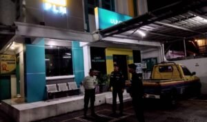 Cipkon di Malam Hari Satuan Samapta Polres Ciamis Patroli ke Kawasan Kantor PLN Ciamis