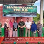 Bazaar Murah Pengobatan Massal dan Peresmian Sumur Bor Warnai Hari Juang TNI-AD di Kodim 1411/ Bulukumba