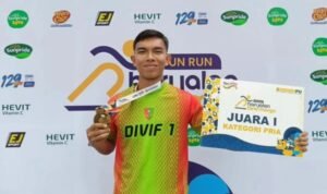 Atlet Lari Denpom Divif 1 Kostrad Raih 1st Runner-Up di BINA MARGA RUN 2024