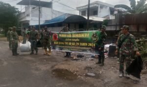 Kodim 1802/Sorong Gelar Karya Bakti Peringatan Hari Juang TNI AD KE 79 Tahun 2024