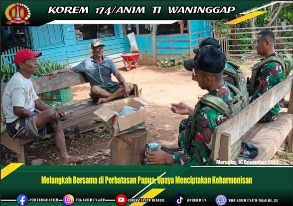 Melangkah Bersama di Perbatasan Papua Upaya Menciptakan Keharmonisan