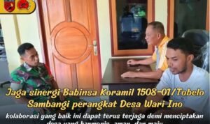 JAGA SINERGI BABINSA KORAMIL 1508-01/TOBELO SAMBANGI PERANGKAT DESA WARI INO