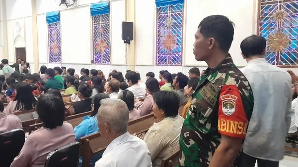 Tigaraksa gelar Pengamanan Gereja GBI Kalijaya Yordan dalam rangka Ibadah Peryaan Natal dan Tahun 2024