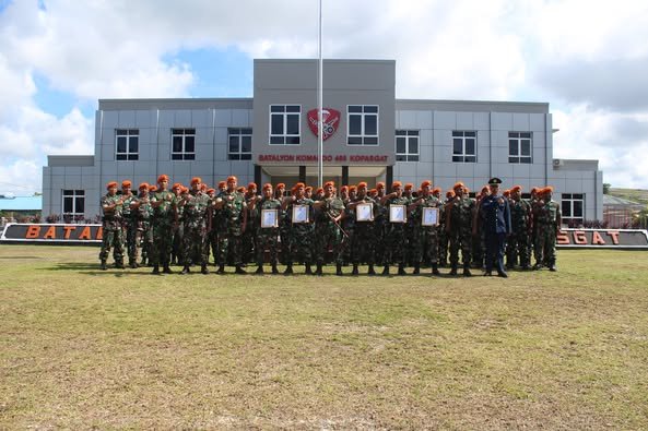 Tradisi Pelepasan Pindah Satuan Prajurit Yonko 468 Kopasgat