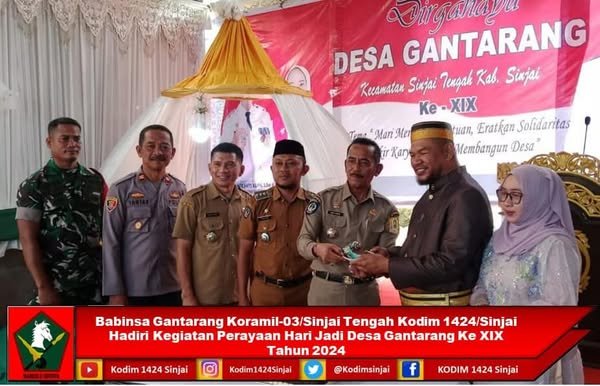 Babinsa Gantarang Koramil-03/Sinjai Tengah Kodim 1424/Sinjai Hadiri Kegiatan Perayaan Hari Jadi Desa Gantarang Ke XIX Tahun 2024