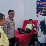 Polres Ciamis Ikuti Semarak HUT Satpam ke-44 Personel Polri Donor Darah di PMI Ciamis