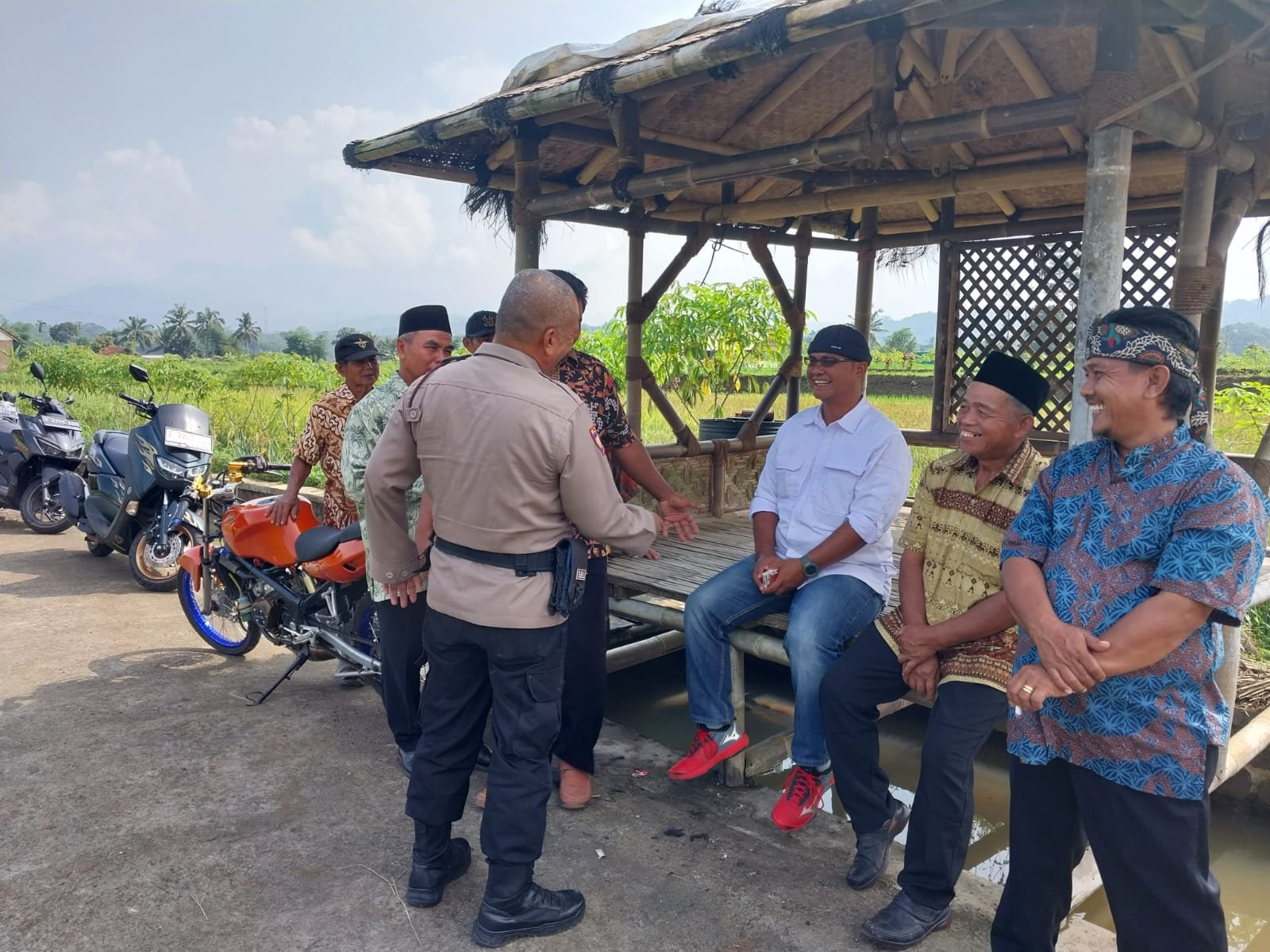 Perkuat Sinergitas Polsek Panumbangan Polres Ciamis Koorkom Kamtibmas ke Warga Citeureup