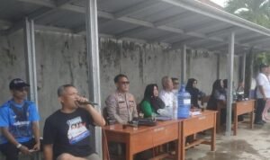 Polsek Cipaku Polres Ciamis Monitoring Turnamen Voli Nesacip Cup 1 Antar SD se-Kecamatan Cipaku