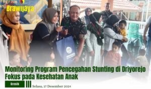 MONITORING PROGRAM PENCEGAHAN STUNTING DI DRIYOREJO FOKUS PADA KESEHATAN ANAK