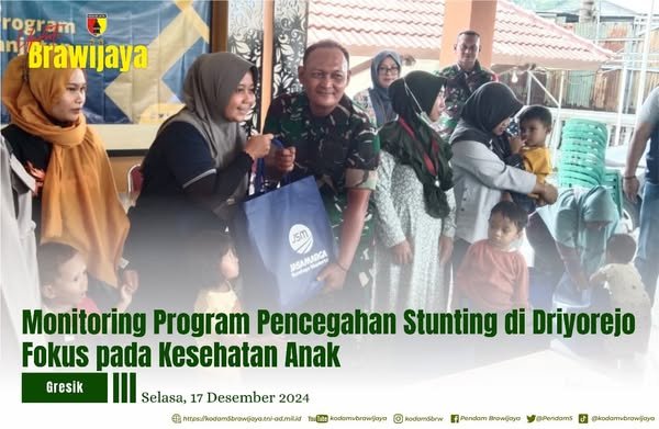 MONITORING PROGRAM PENCEGAHAN STUNTING DI DRIYOREJO FOKUS PADA KESEHATAN ANAK