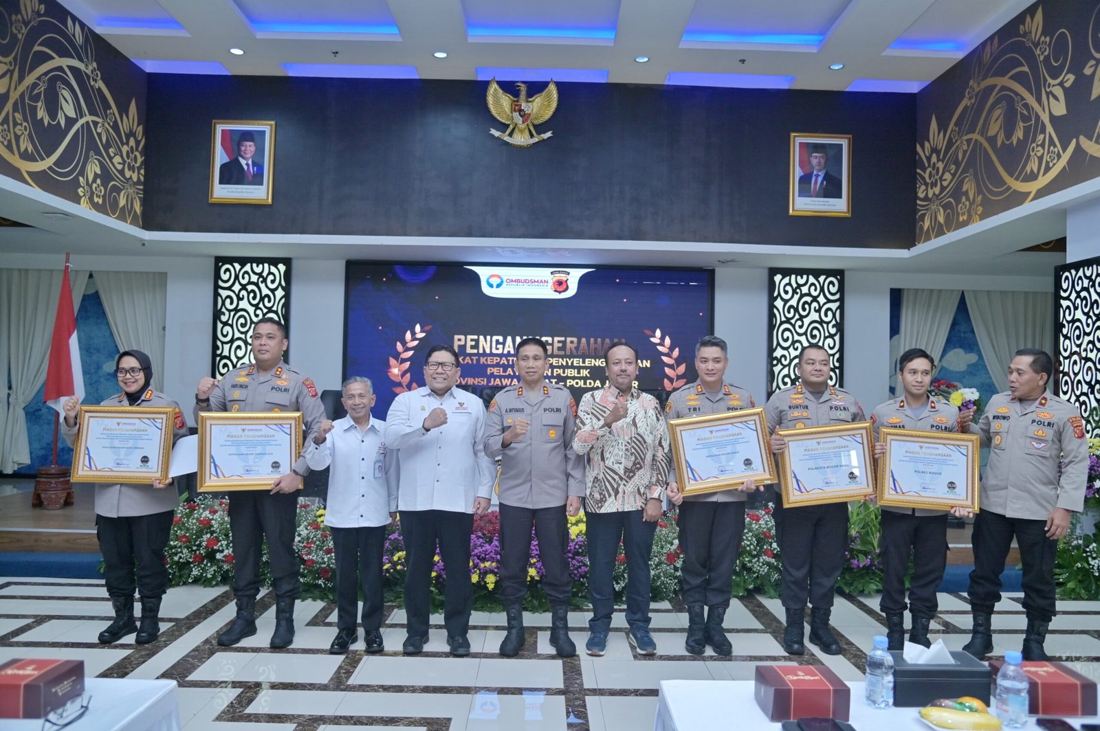 Ombudsman Beri Predikat Kepatuhan Penyelenggara Pelayanan Publik Pada Polda Jabar dan Polres Jajaran.