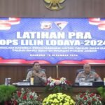 Siap Amankan Natal dan Tahun Baru Polda Jabar Gelar Latihan Pra Operasi Lilin Lodaya 2024