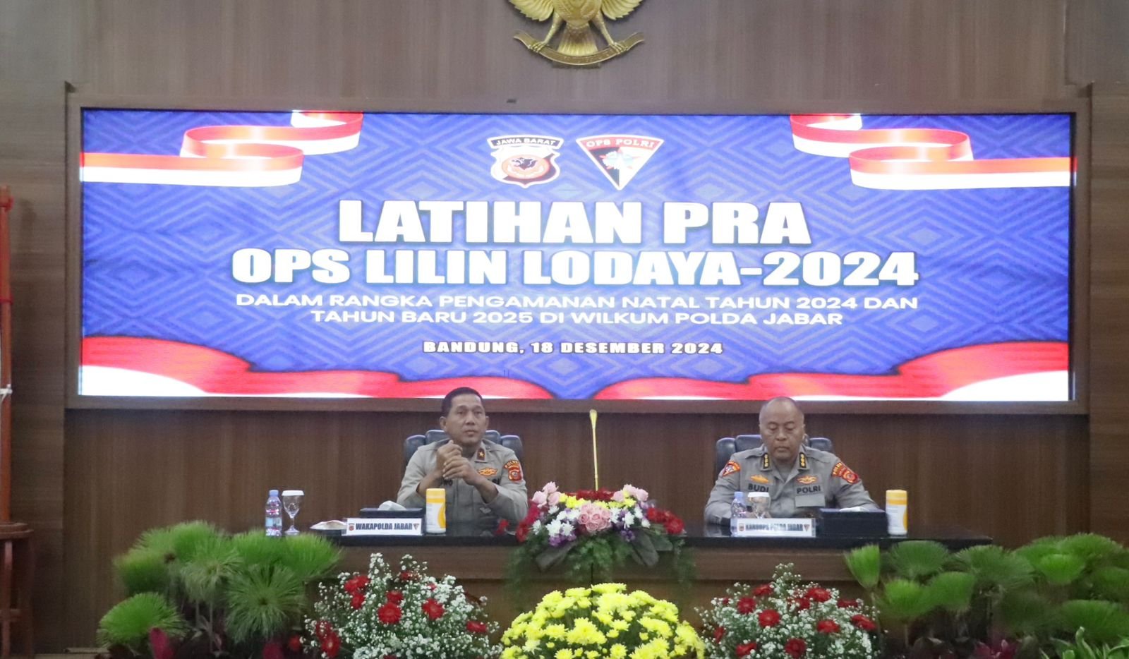 Siap Amankan Natal dan Tahun Baru Polda Jabar Gelar Latihan Pra Operasi Lilin Lodaya 2024