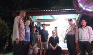 Antisipasi Gangguan Kamtibmas Polsek Rancah Polres Ciamis Patroli Kamtibmas di Malam Hari