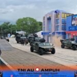 WING KOMANDO I KOPASGAT BERPATISIPASI DALAM PEMBUKAAN INDONESIA INTERNASIONAL STUNTMAN SHOW DI TAMAN MINI INDONESIA INDAH