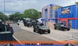 WING KOMANDO I KOPASGAT BERPATISIPASI DALAM PEMBUKAAN INDONESIA INTERNASIONAL STUNTMAN SHOW DI TAMAN MINI INDONESIA INDAH