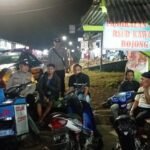 Ops Lilin 2024 Polsek Kawali Polres Ciamis Patroli Dialogis Malam Berikan Kenyamanan Nataru