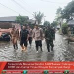 Forkopimda Bersama Dandim 1426/Takalar Didampingi Kepala BPBD dan Camat Tinjau Wilayah Terdampak Banjir