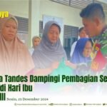Babinsa Tandes Dampingi Pembagian Sembako Murah Di Hari Ibu