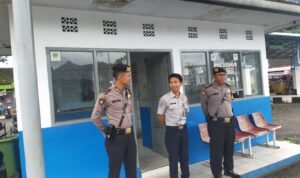 Cipkon di Bahaya Kriminalitas Sat Samapta Polres Ciamis Patroli Kamtibmas ke Kantor Dishub Ciamis